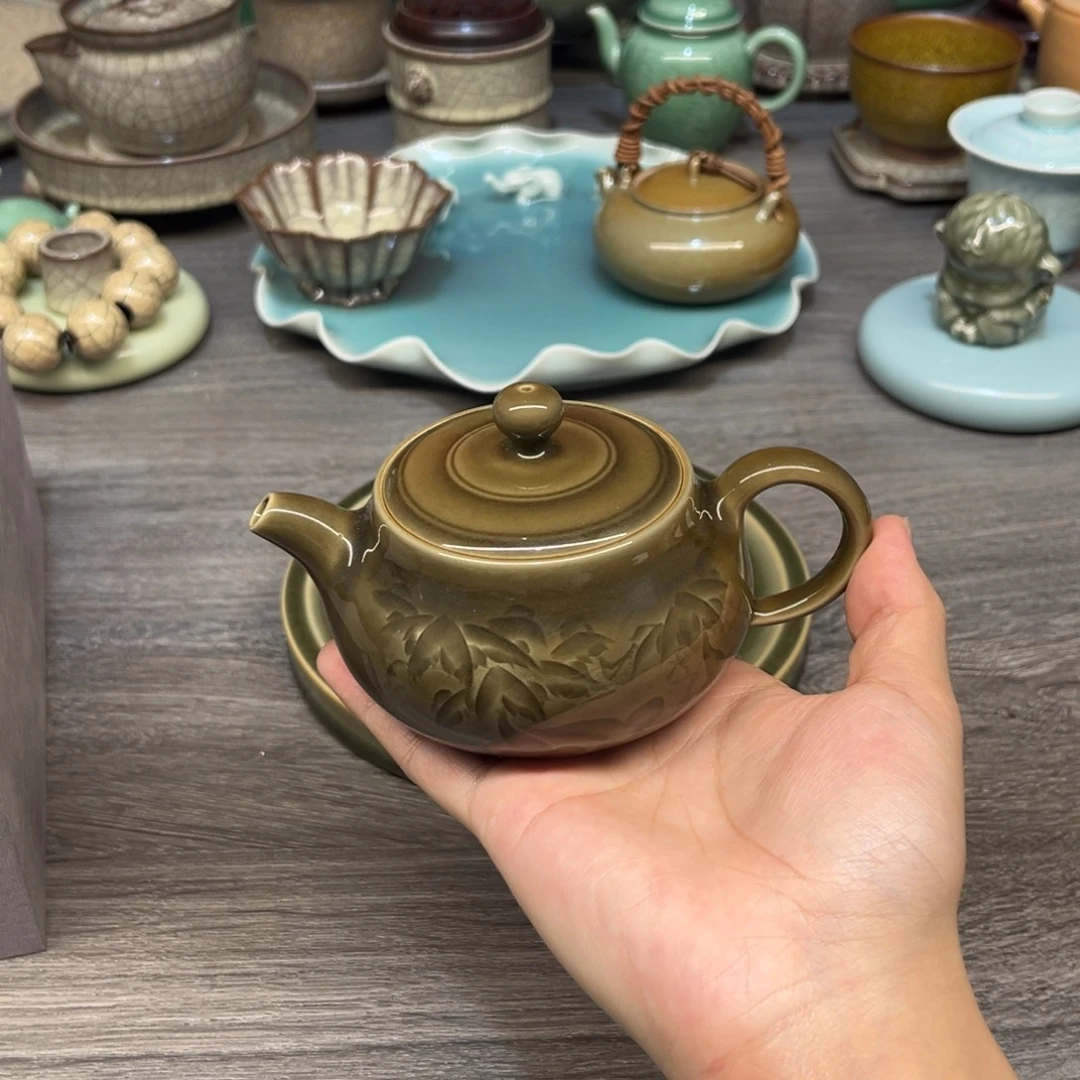 车兴旺 龙窑柴烧 圆满壶