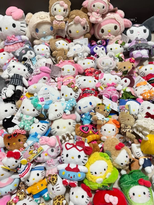 大合集kitty50周年限定包包挂件凯蒂猫kt猫书包挂公仔玩偶