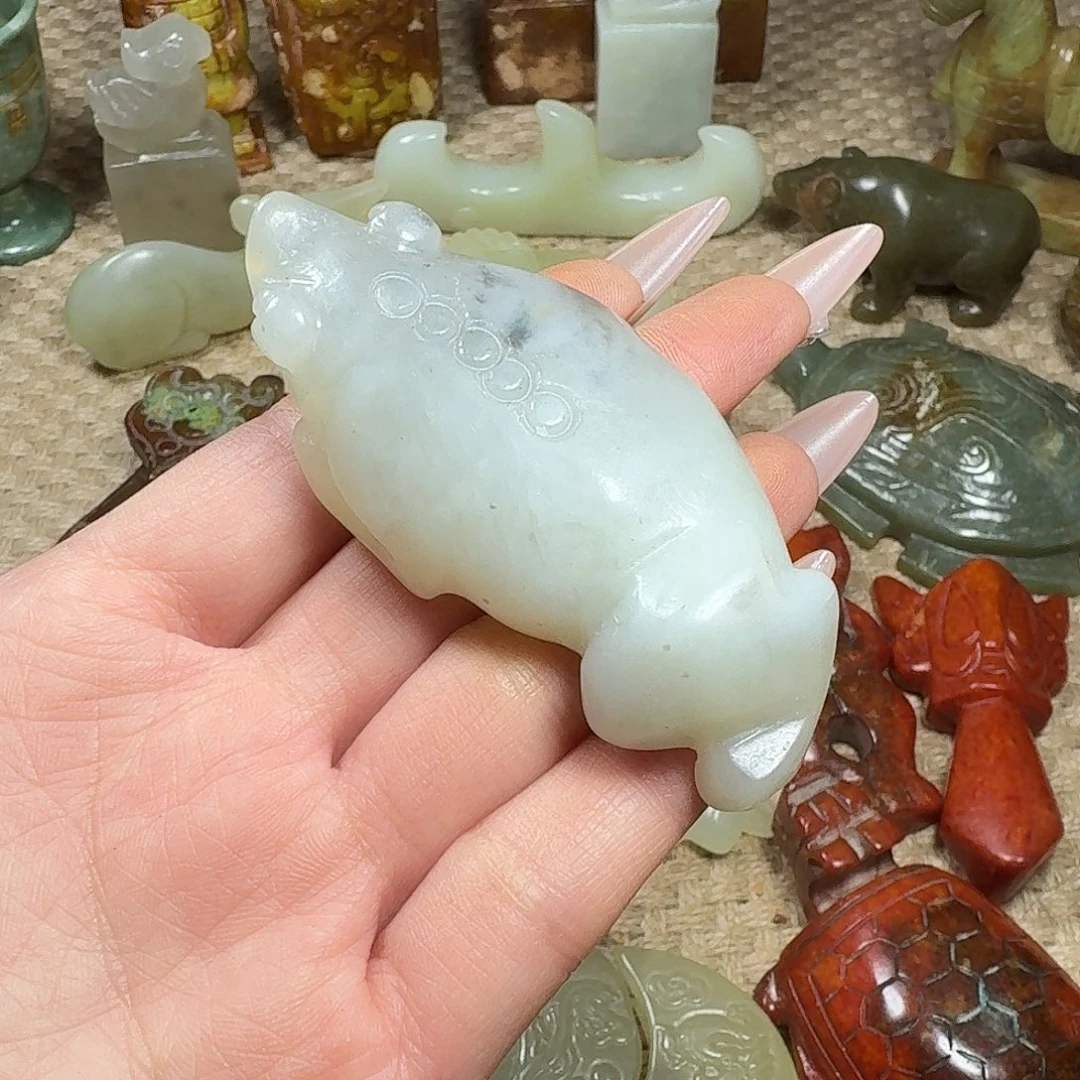 白玉菩提吊坠挂件