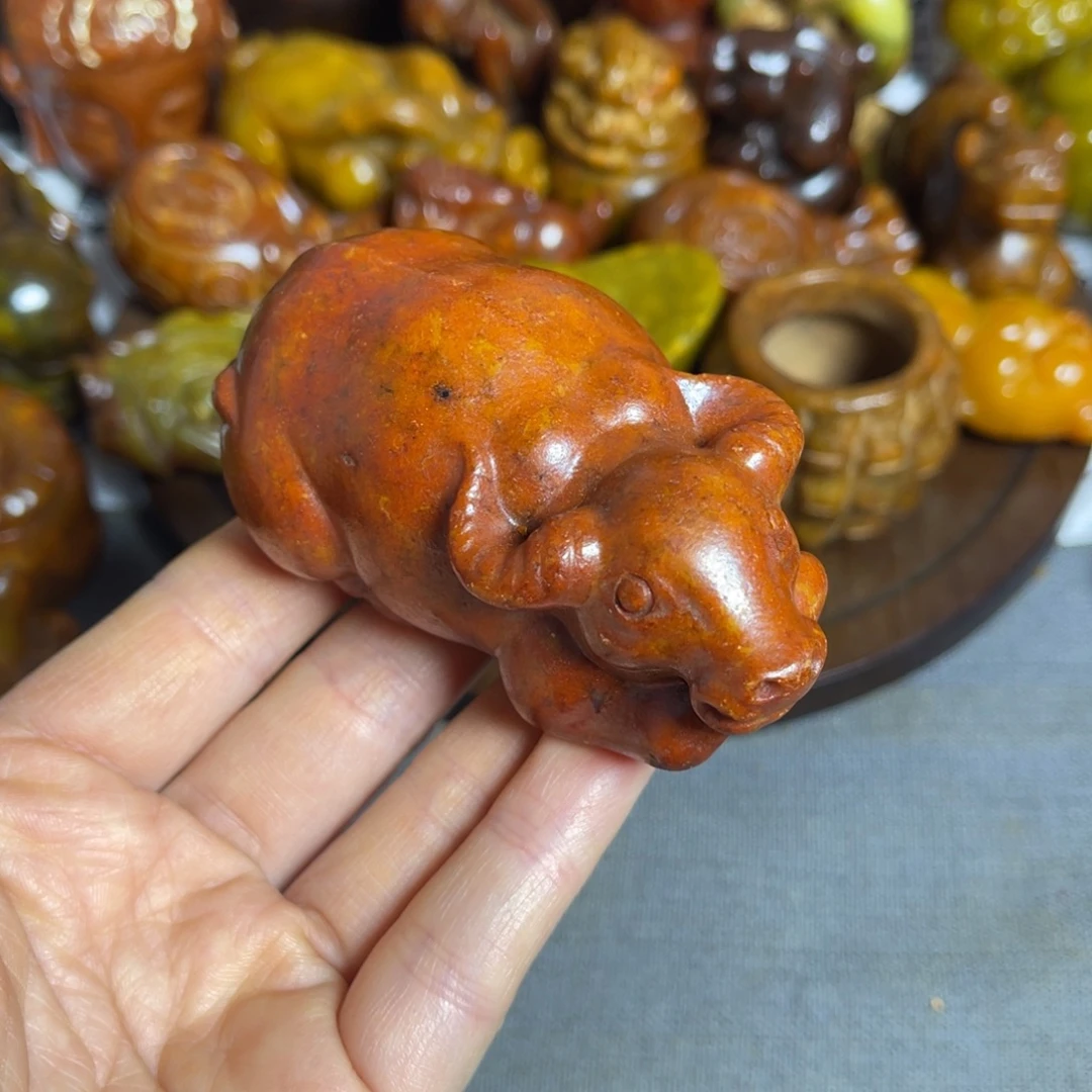 蛇纹石玉合金颈饰