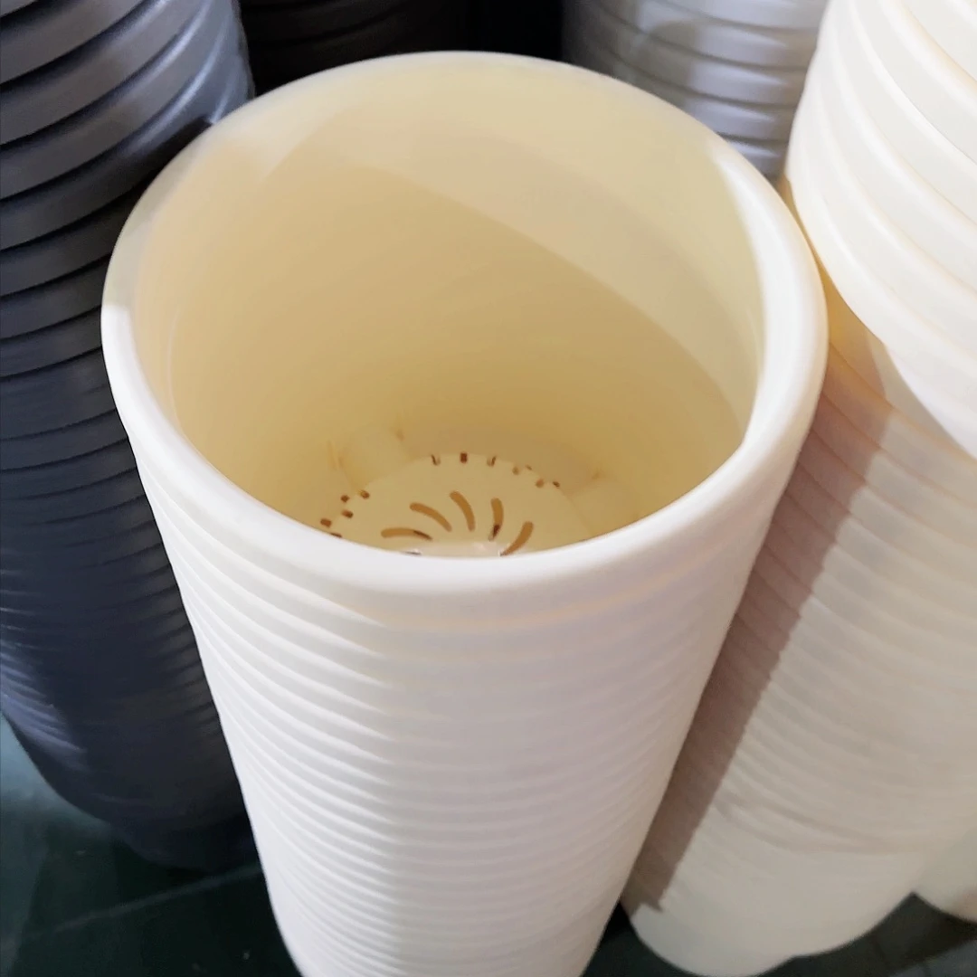 树脂四季盆5#无拖米黄3