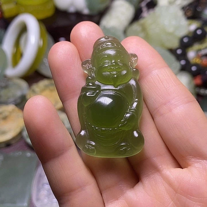 岫玉未镶嵌岫玉挂件