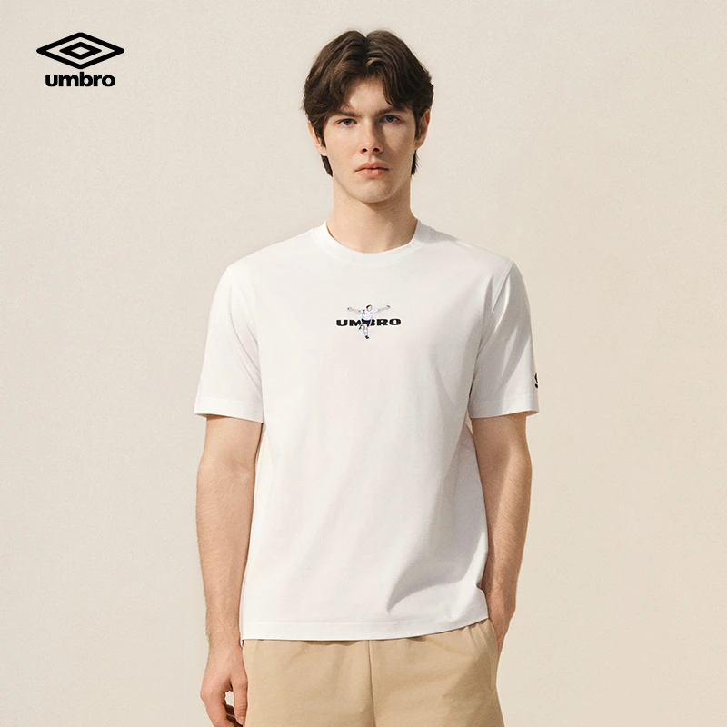 Umbro/茵宝透气圆领抗皱吸湿运动T恤半袖休闲夏季t恤U2125250216