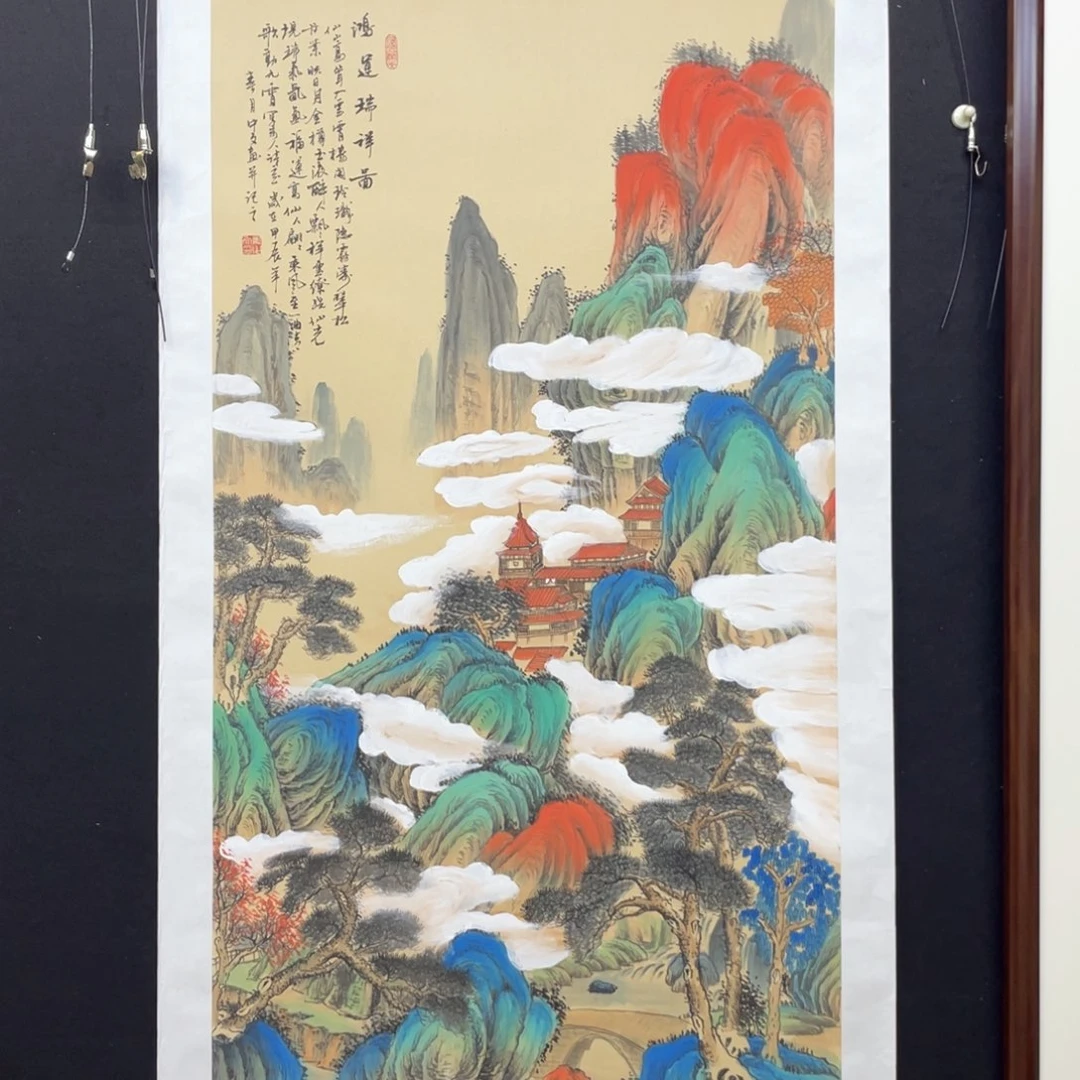 国画手绘国画，精品山水