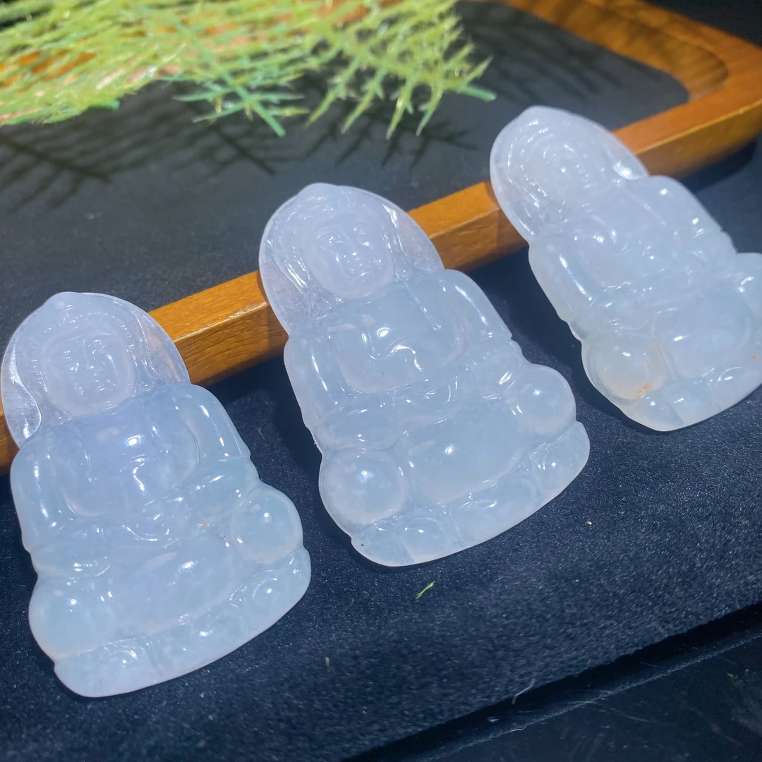 1888/LLS-11 翡翠时尚百搭观音吊坠/多样性发/一件