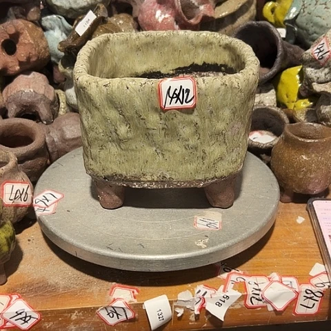 粗陶花盆制作就这样了，