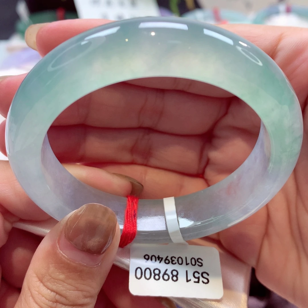 未镶嵌手镯翡翠上新冰幻彩推荐39号11