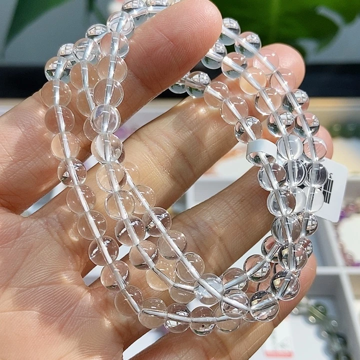 水晶手链未镶嵌白水晶