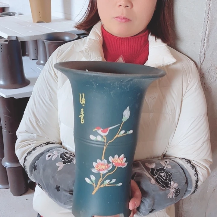 宜兴紫砂精品花盆