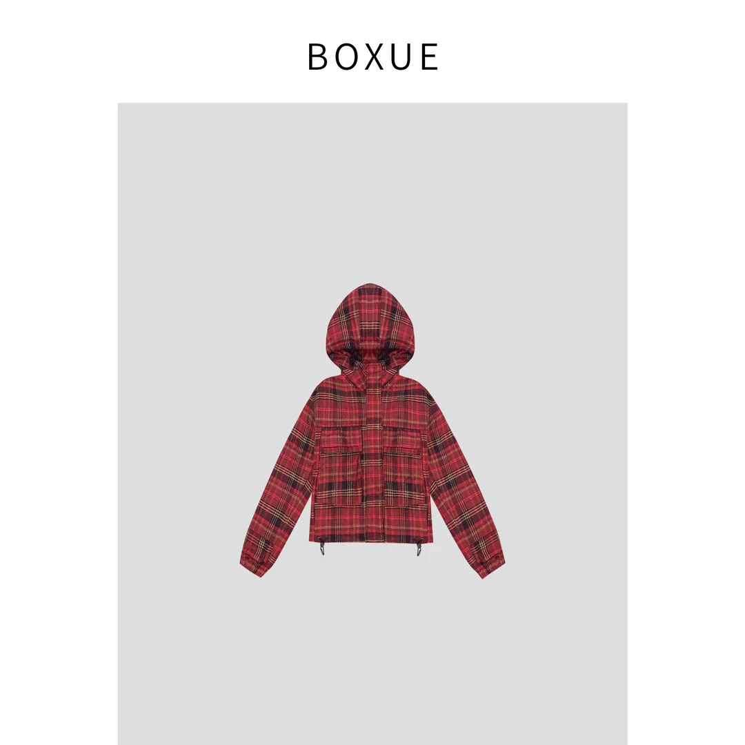 BOXUE“松柏”2024冬季新款时尚休闲鹅绒羽绒服外套#240902W53