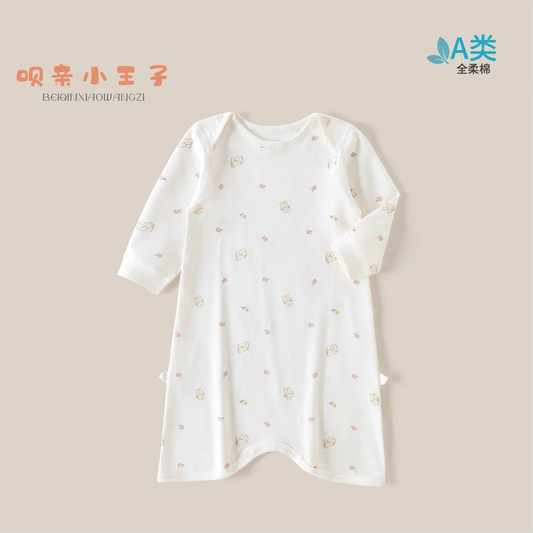 2927233全柔棉秋冬睡袍秋季长袖婴儿衣服居家服