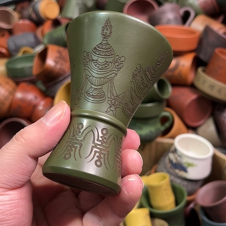 紫砂茶杯全手工紫砂主人杯