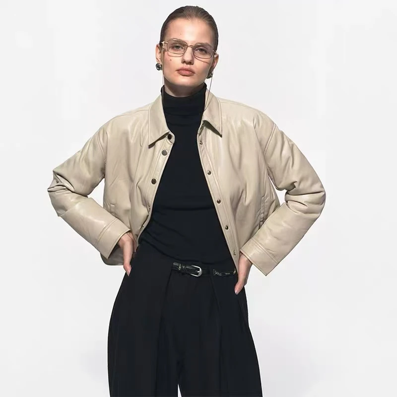 迈阿mi高端翻领羽绒服