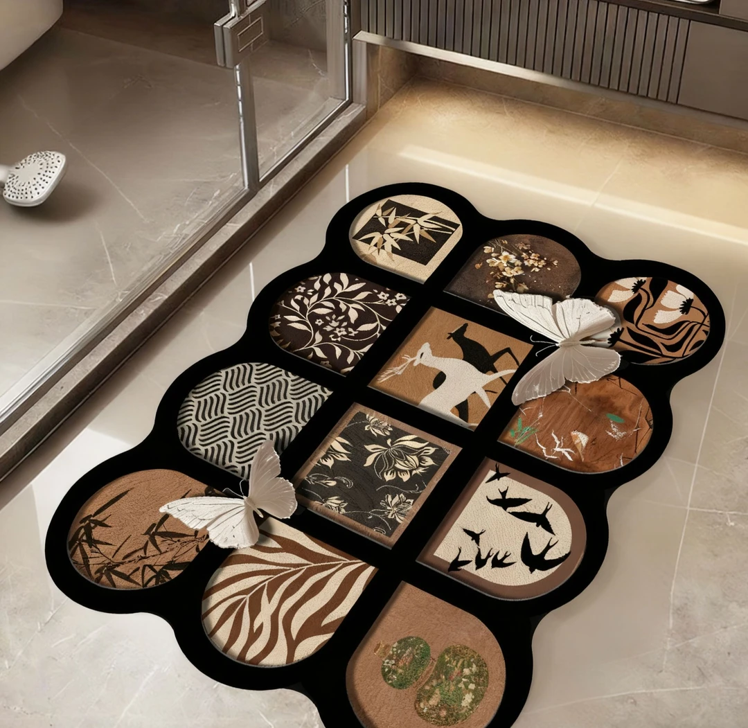 Z38-2【50*80 50*80】浴室入户厨房吸水防滑硅藻泥地毯