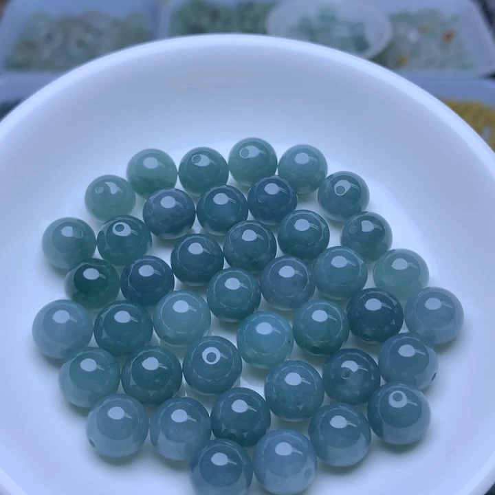 散珠翡翠卡10冰蓝水10个