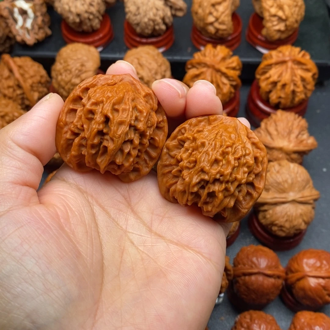 文玩核桃把件40公子帽