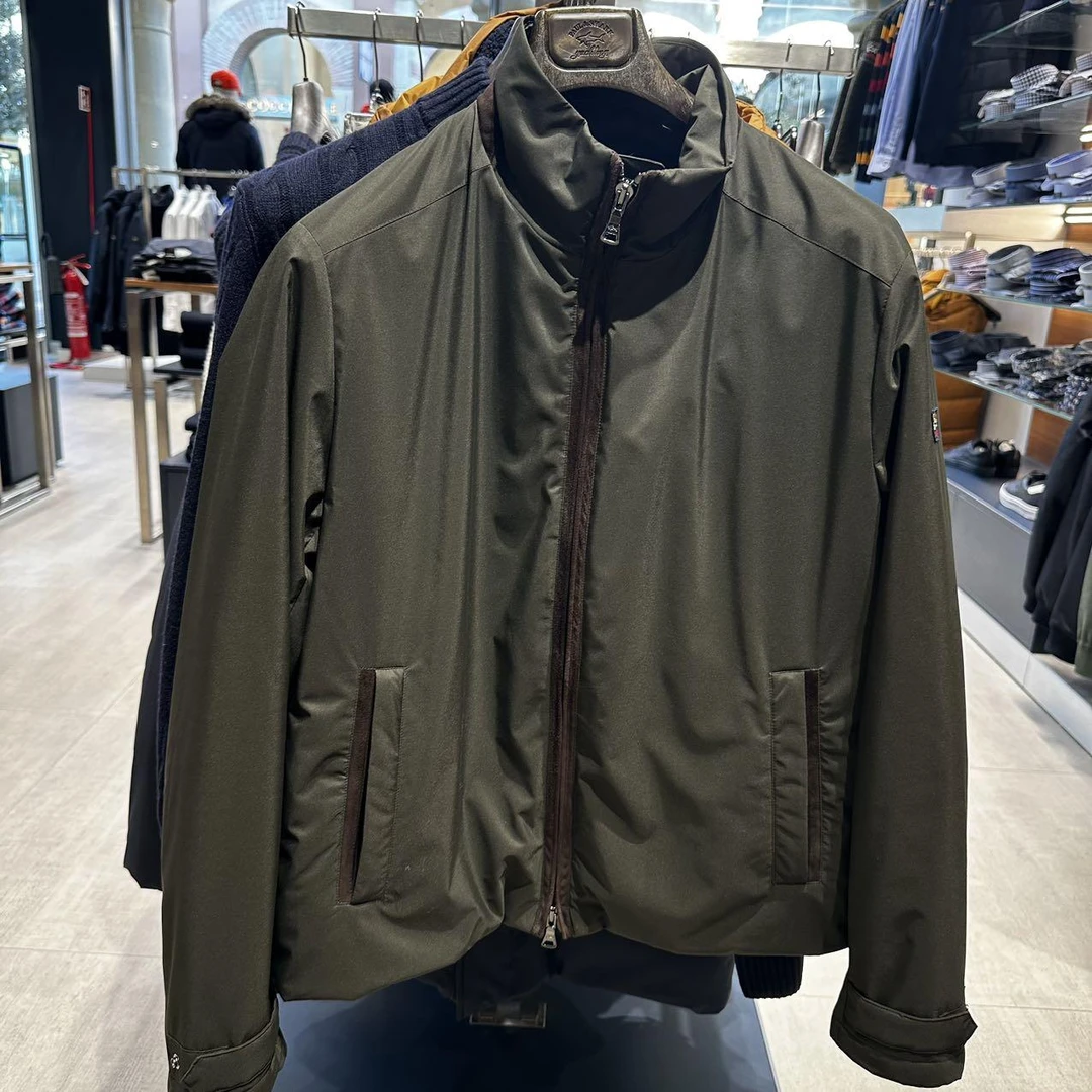 意鲨 不退换 3xl码墨绿色男款拉链外套