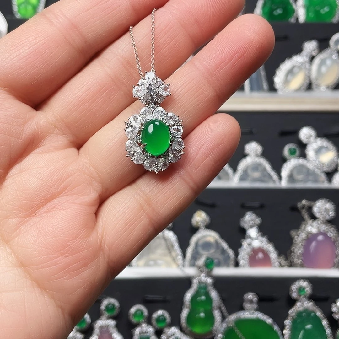 玛瑙/玉髓颈饰合金