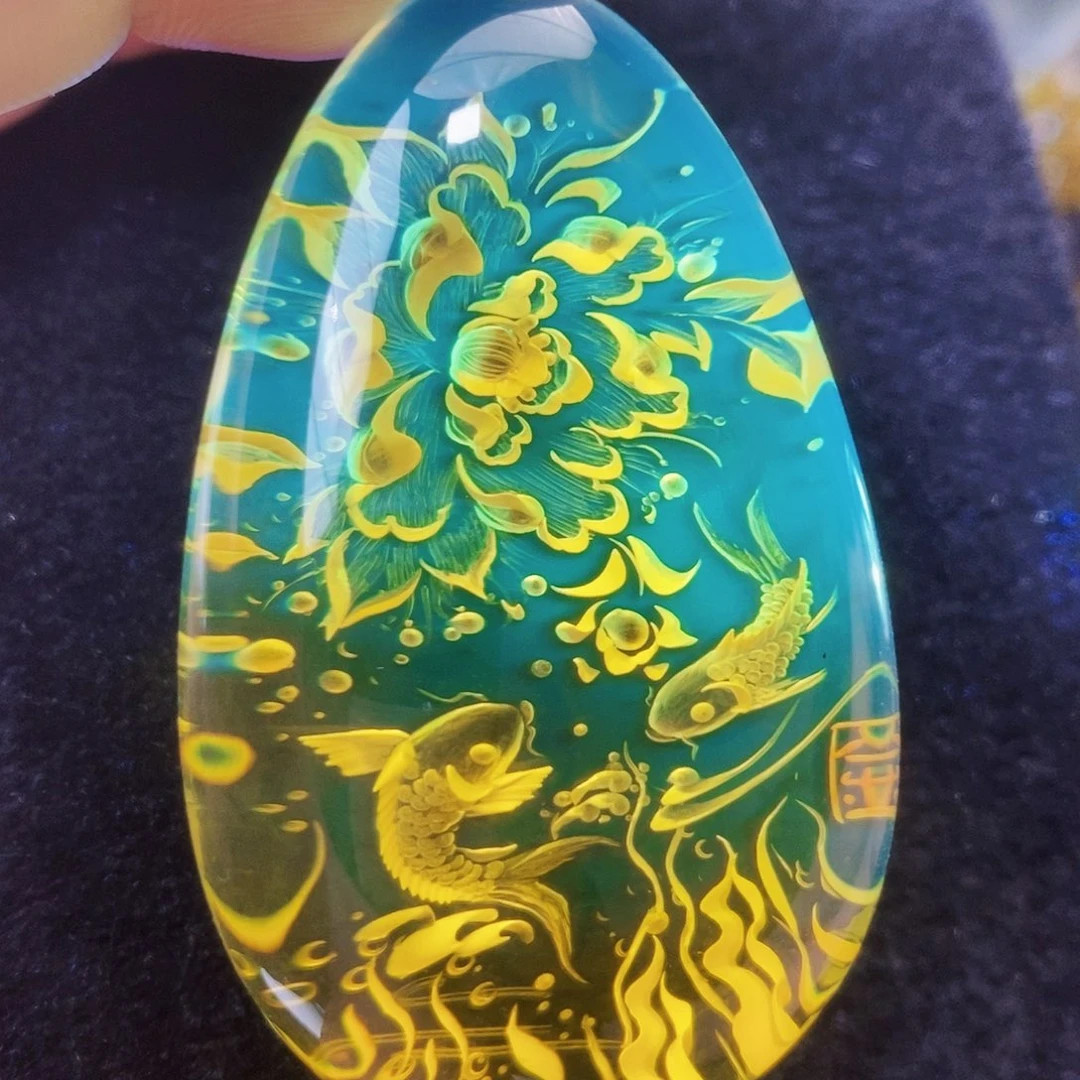 【闪购商品】金珀吊坠(不含链)未镶嵌