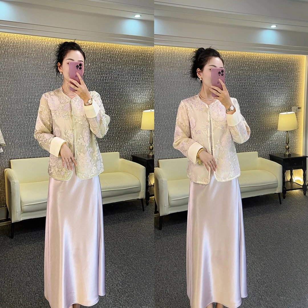 6601 新中式刺绣夏款防晒外套 国风开衫 2025夏季新款防晒衫