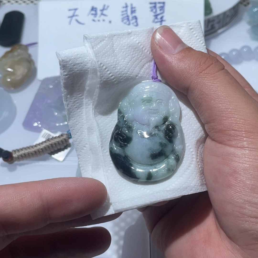 翡翠颈饰未镶嵌天然