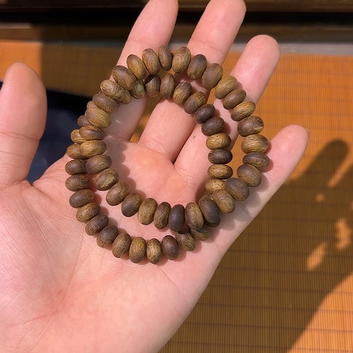 手串沉香10mm算盘珠紫棋多样性发一条