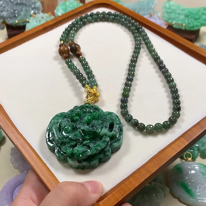 颈饰未镶嵌翡翠翡翠吊坠