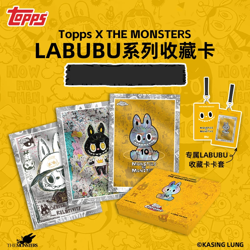 Topps X THE MONSTERS / LABUBU拉布布Chrome系列收藏卡