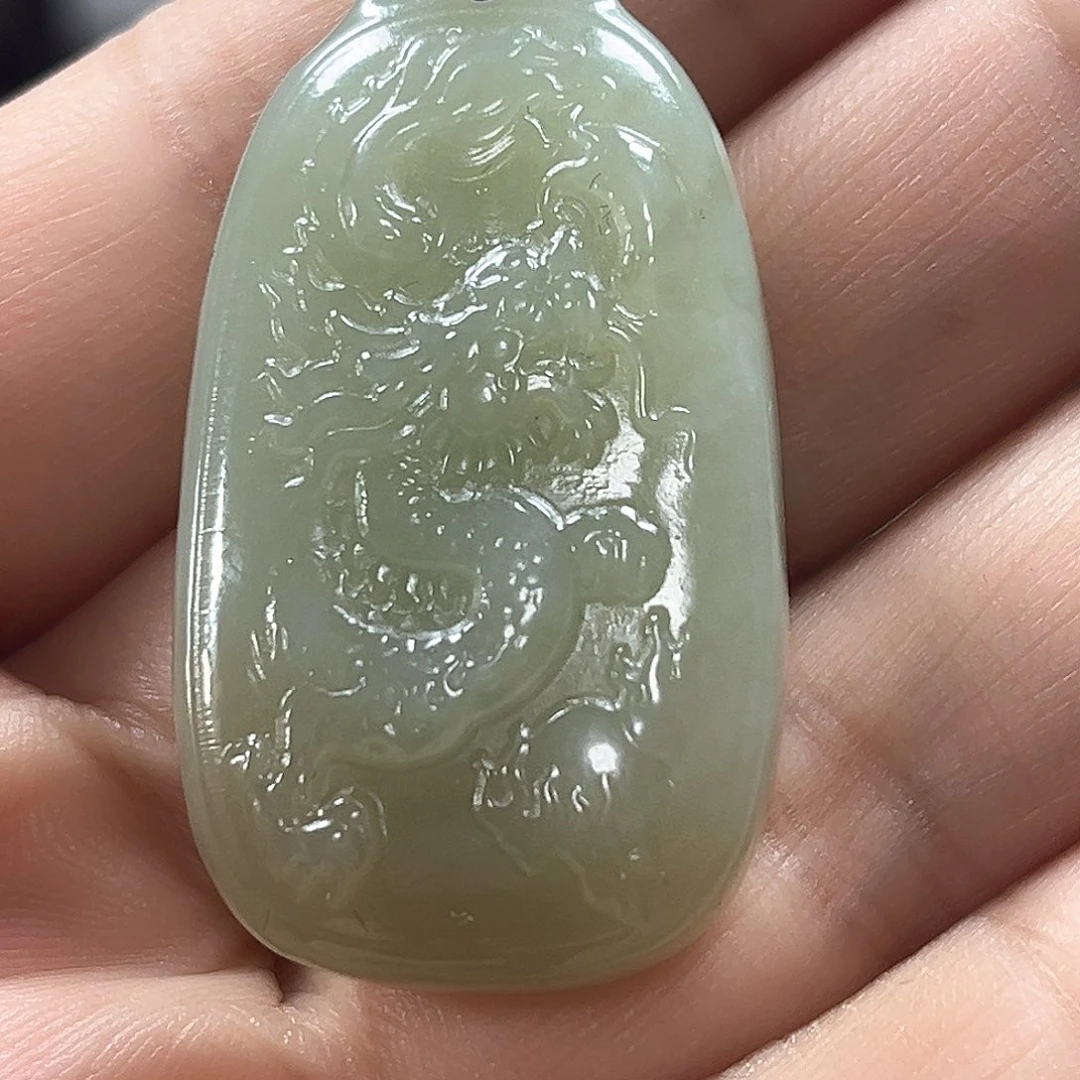 和田玉未镶嵌吊坠(不含链)