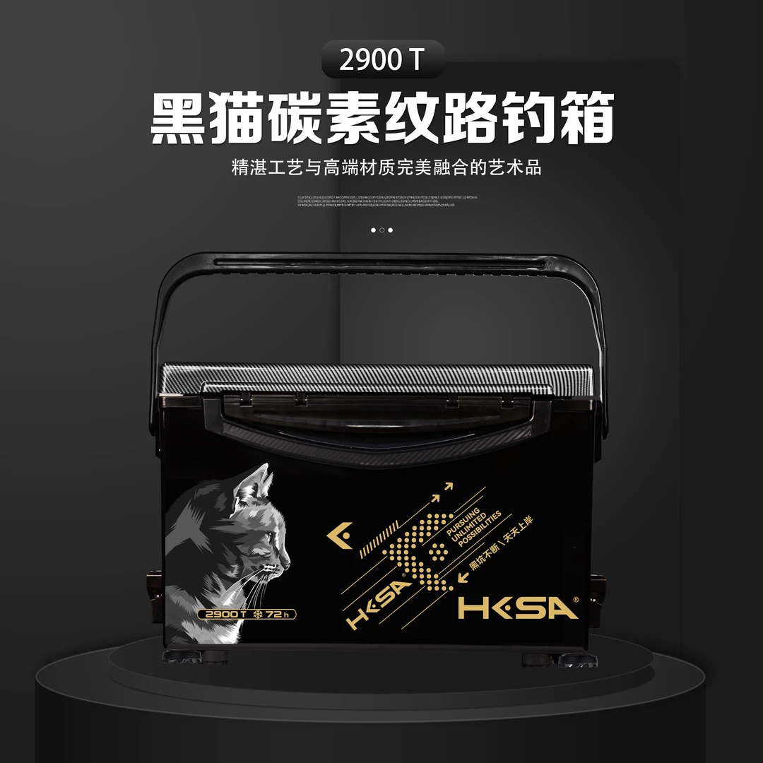 黑坑上岸2900T钓箱加配件（可安装）
