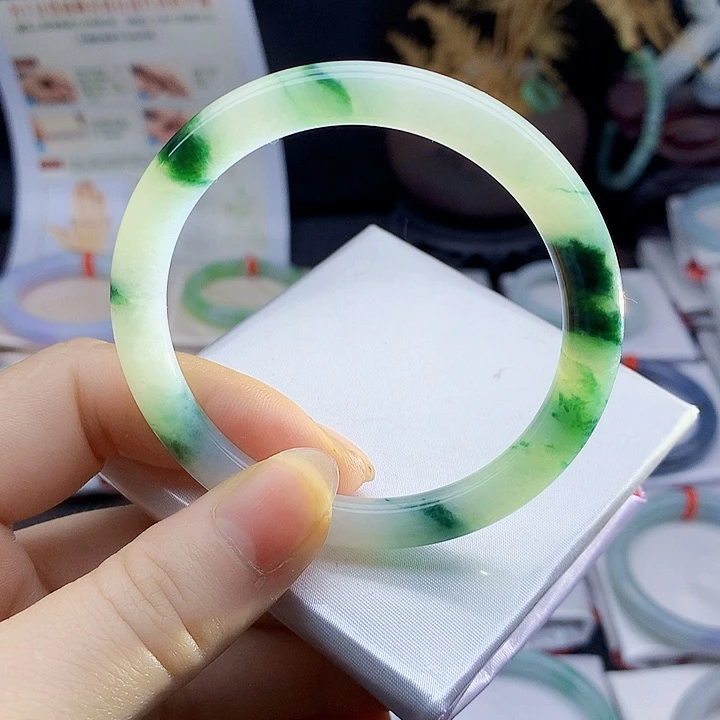 未镶嵌手镯翡翠缅甸天然翡翠A货56
