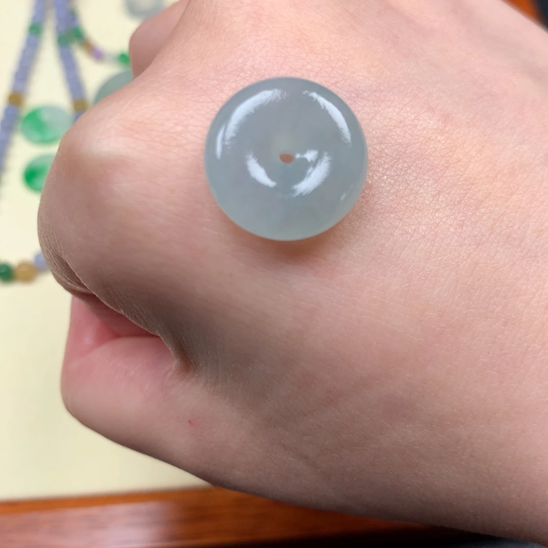 定制翡翠未镶嵌平安扣