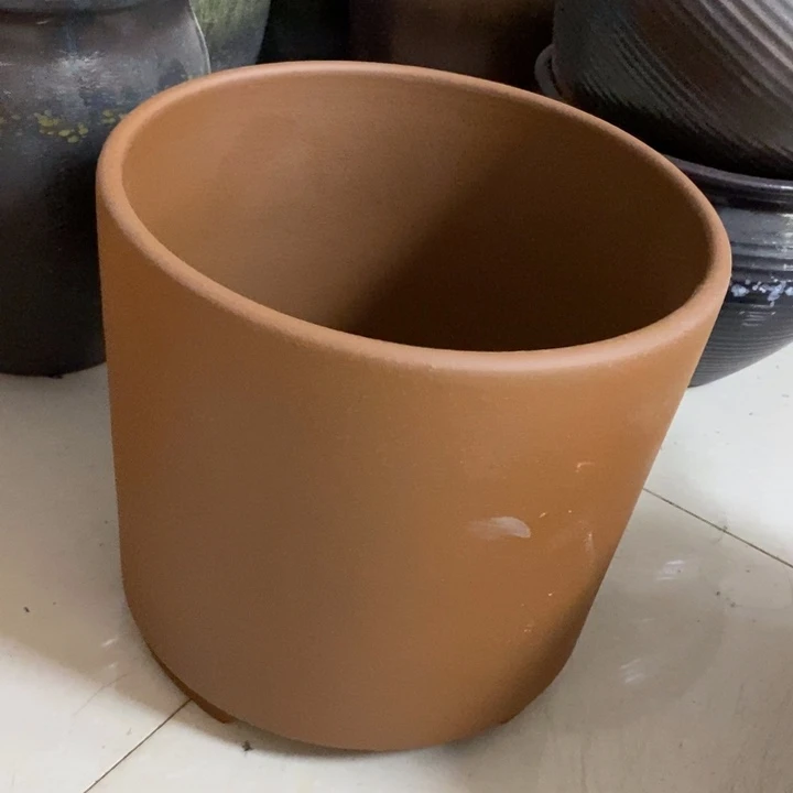粗陶红陶绿植花盆682