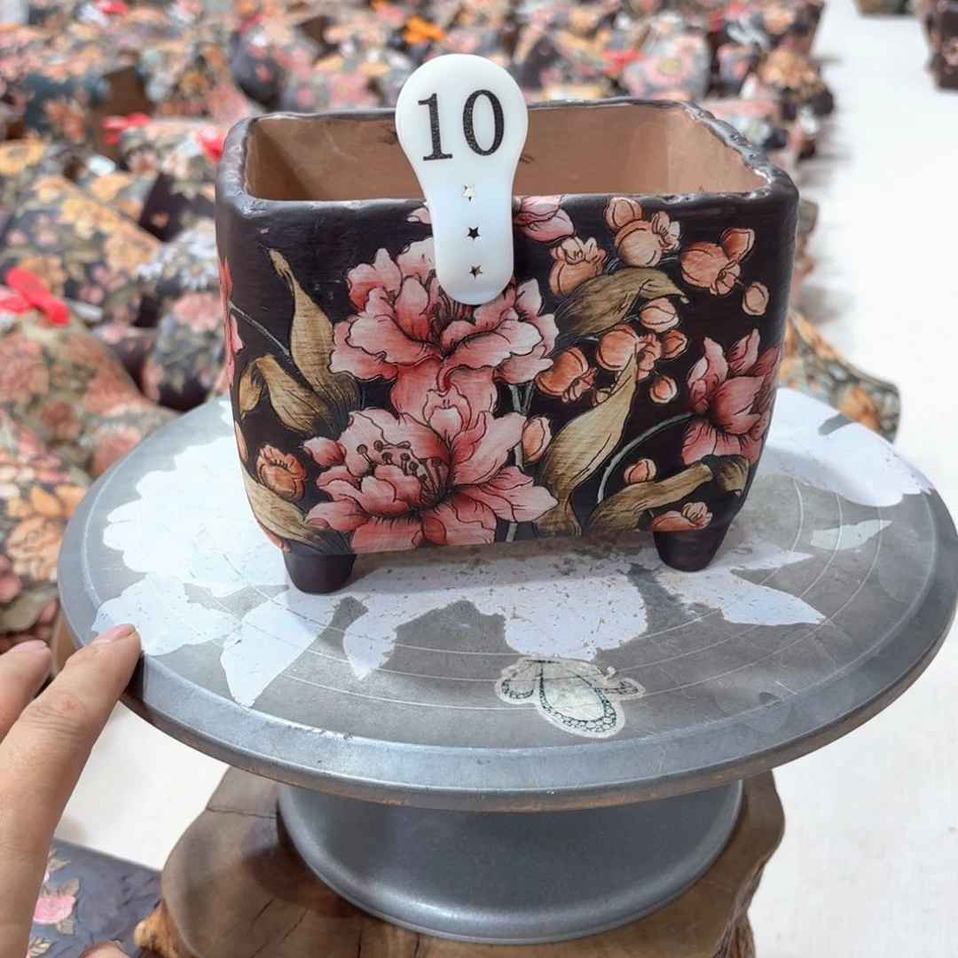 *****紫砂花盆陶瓷多肉花盆精品
