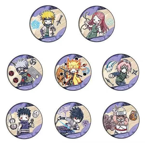 【拆盒】《火影忍者》第四次忍战豆豆眼吧唧徽章盲盒(代拆)