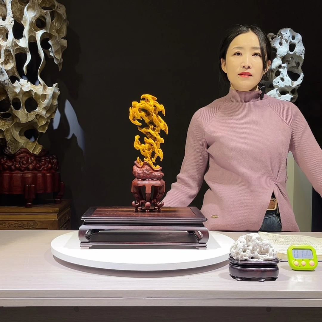 明*太湖石，太湖石摆件