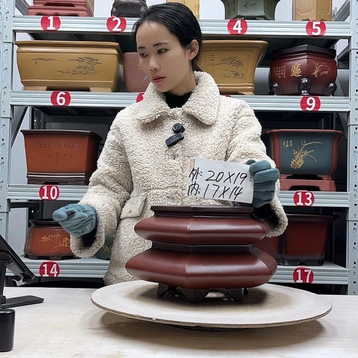 紫砂花盆紫砂花盆