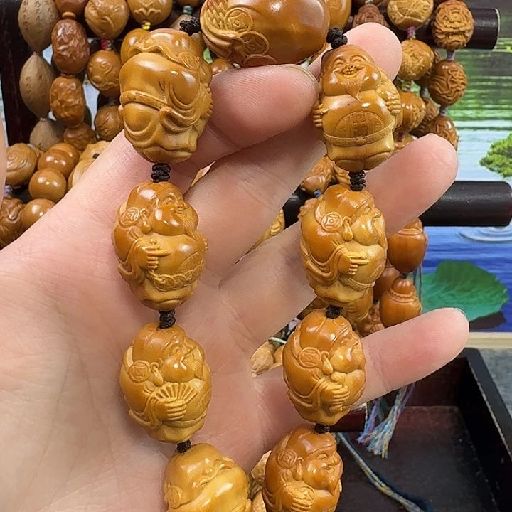 手串/手链橄榄核站立财神