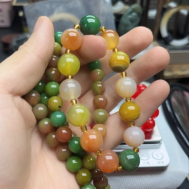 未镶嵌颈饰玛瑙/玉髓盐源14