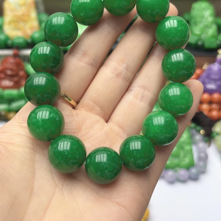 翡翠未镶嵌颈饰手串13