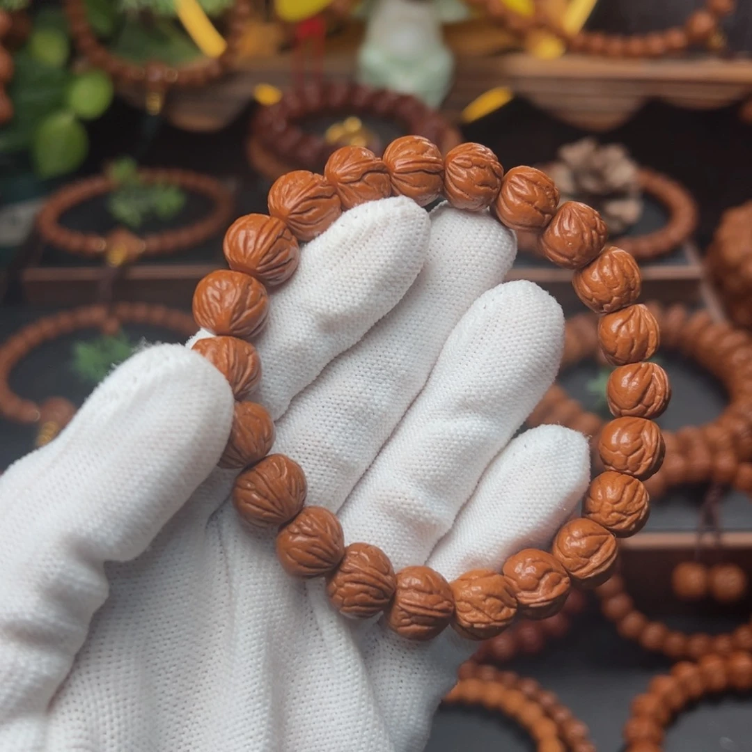 吊坠桃核1.2玉龙脊手串