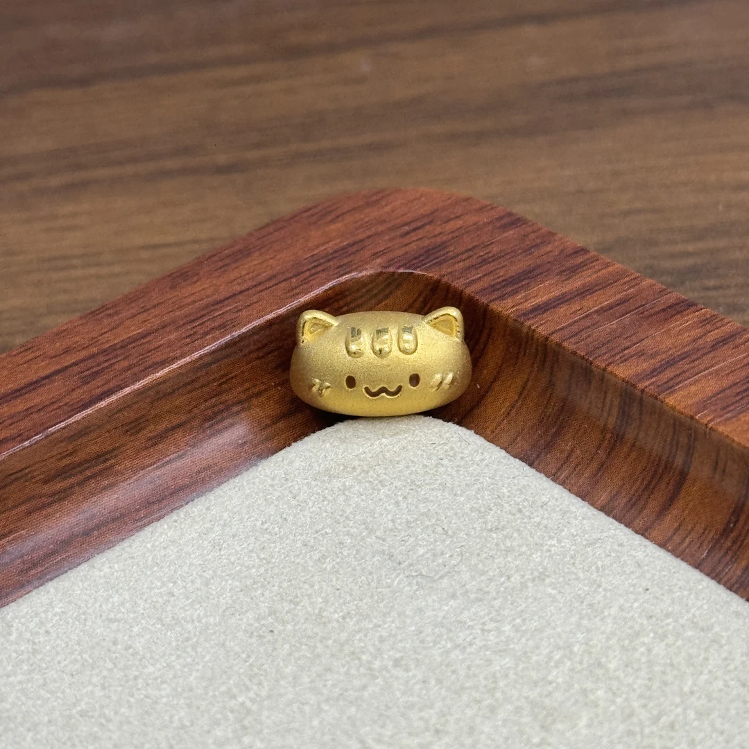 顺鑫黄金足金999法棍小猫DP2036-01050