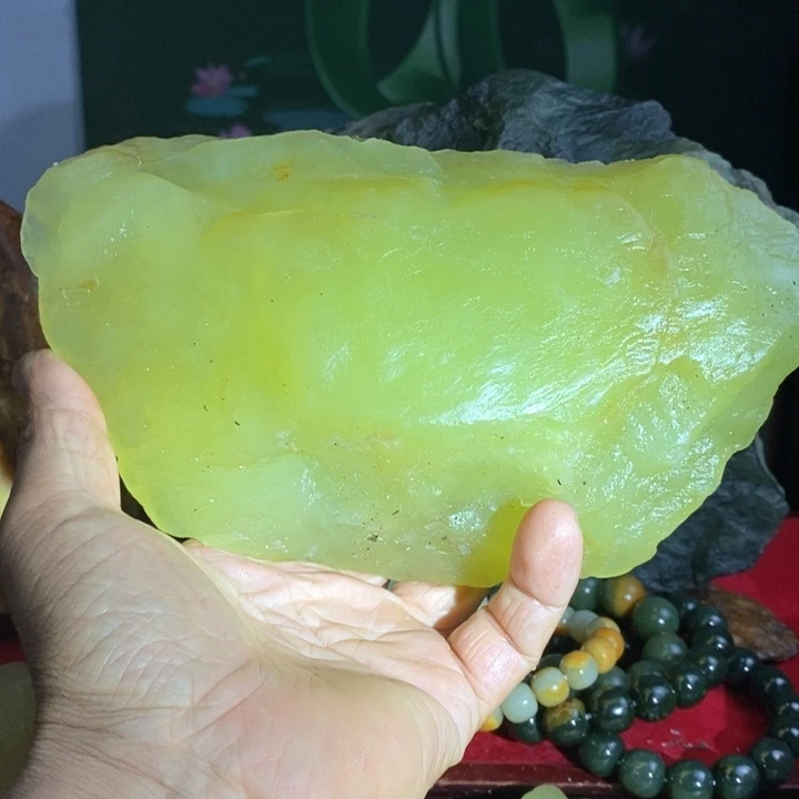 蛇纹石玉未镶嵌珠宝岫玉原石