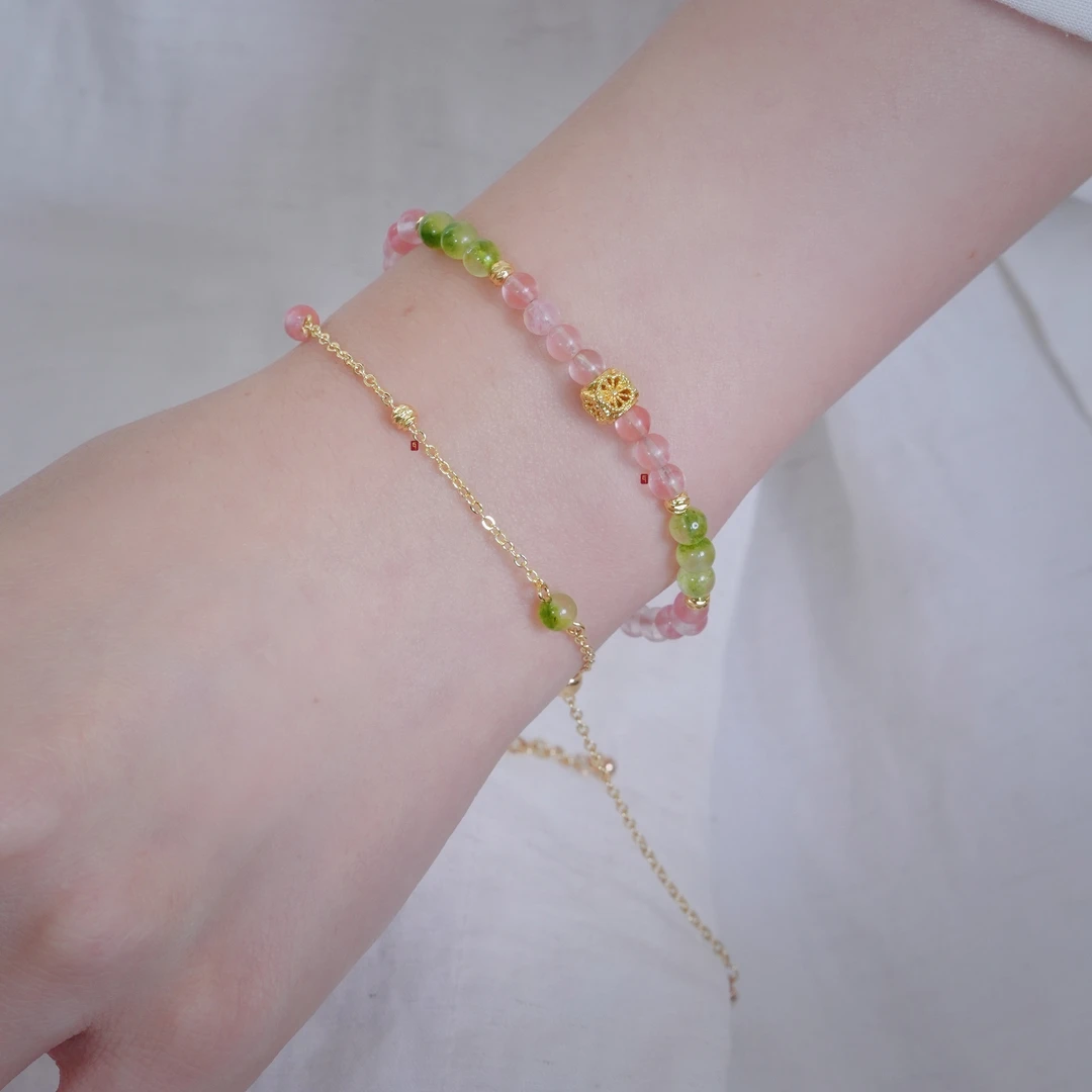 铜合金手链 曦瓜系列手链 设计款/发簪原创新中式设计