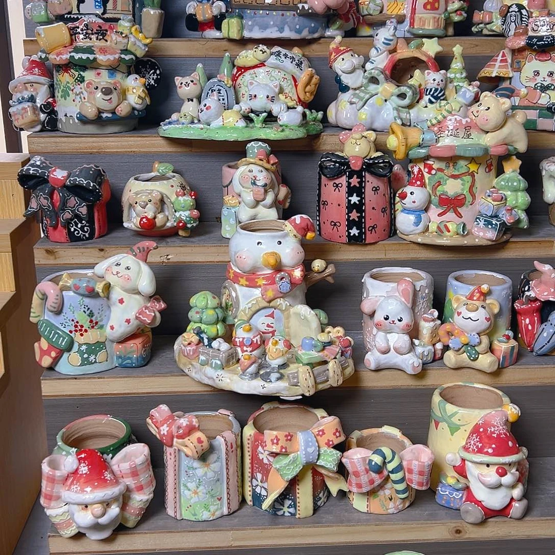 土***块老梧家的手工多肉花盆