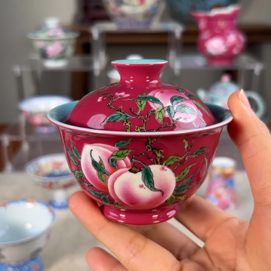 纯手工手绘 高端茶器