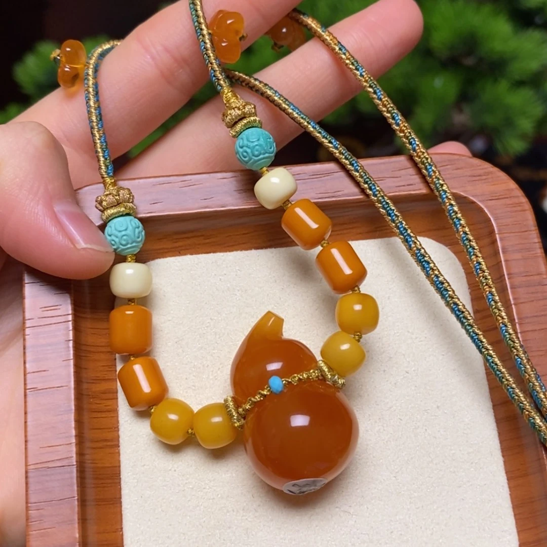 【闪购商品】蜜蜡颈饰未镶嵌项链