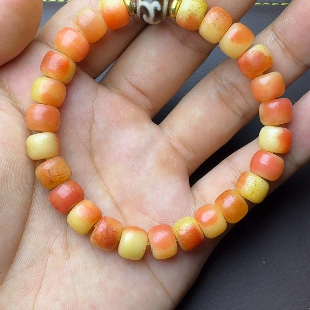 琉璃颈饰藏式风格琉璃