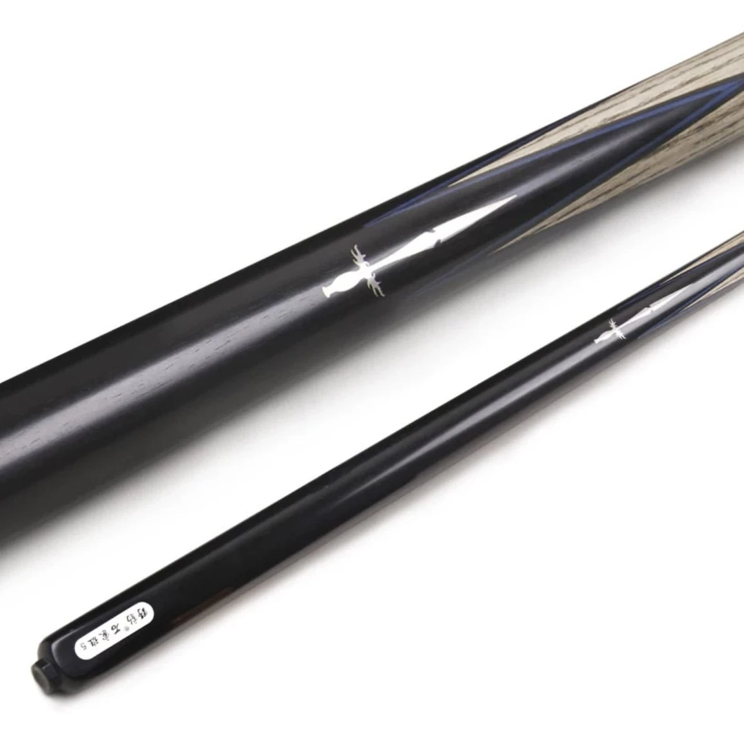 正品全新野豹石家班台球杆石家班5硬核中式黑八桌球杆一体通杆