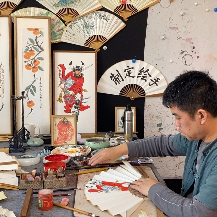 国画苏*水孙老师10寸玉竹
